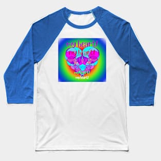 MY HEART FULL COLOR Baseball T-Shirt